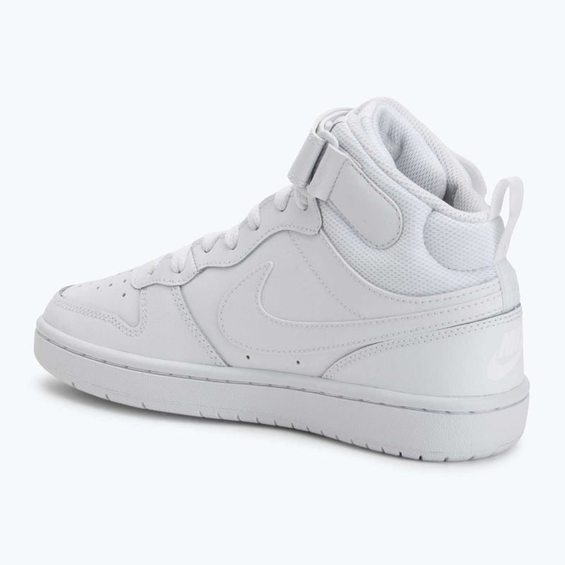 Pantofi Nike Court Borough Mid 2 alb/alb/alb 3