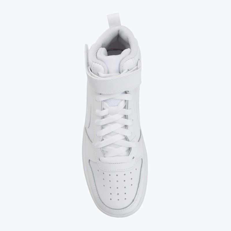 Pantofi Nike Court Borough Mid 2 alb/alb/alb 5
