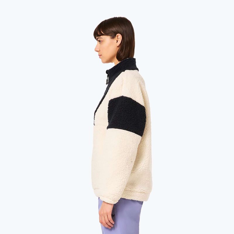 Bluză de snowboard pentru femei Tnp Ember Half Zip Rc Fleece arctic white 5