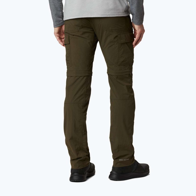 Pantaloni de bărbați Columbia Silver Ridge II converti 319 pantaloni cu picior detașabil de culoare verde 1794891 2