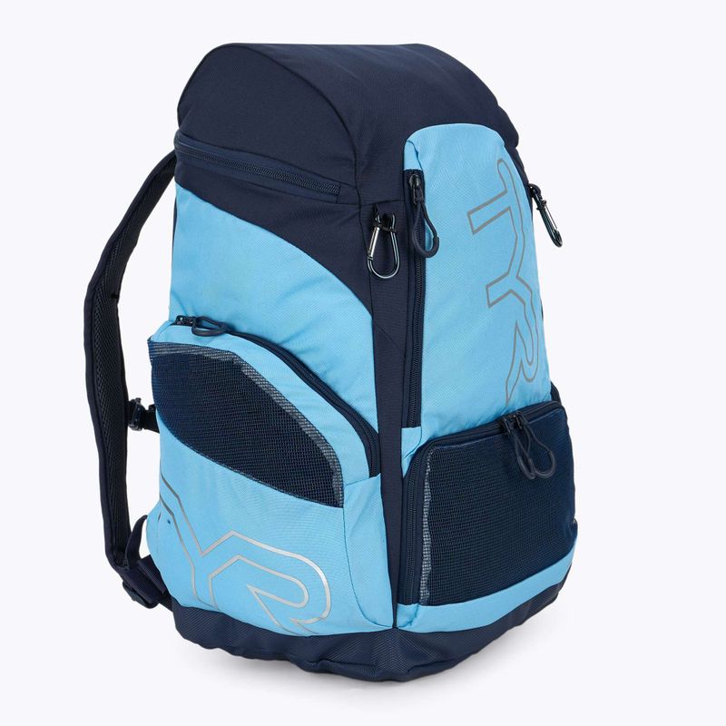 Rucsac de înot TYR Alliance Team 45 l light blue/navy 2