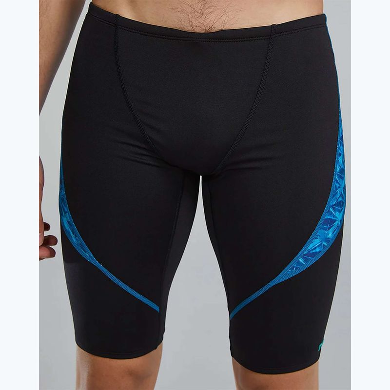 Jammer-uri de înot pentru bărbați TYR Durafast Elite Oceanid Jammer light blue/aqua 5
