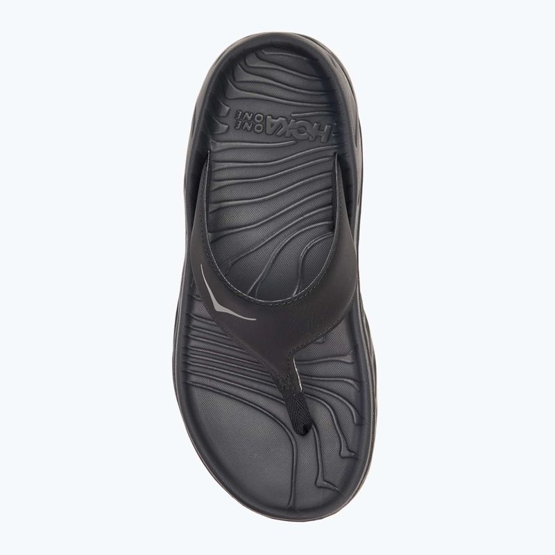 Flip Flops HOKA Ora Recovery pentru femei negru/gri 5
