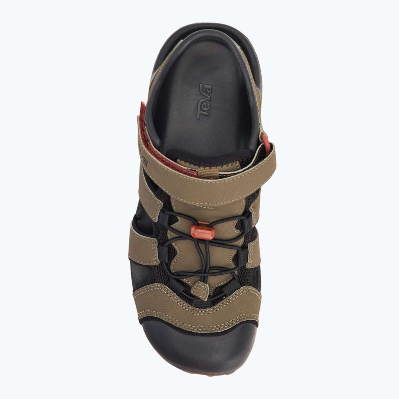 Sandale pentru bărbați Teva Flintwood dark olive 5