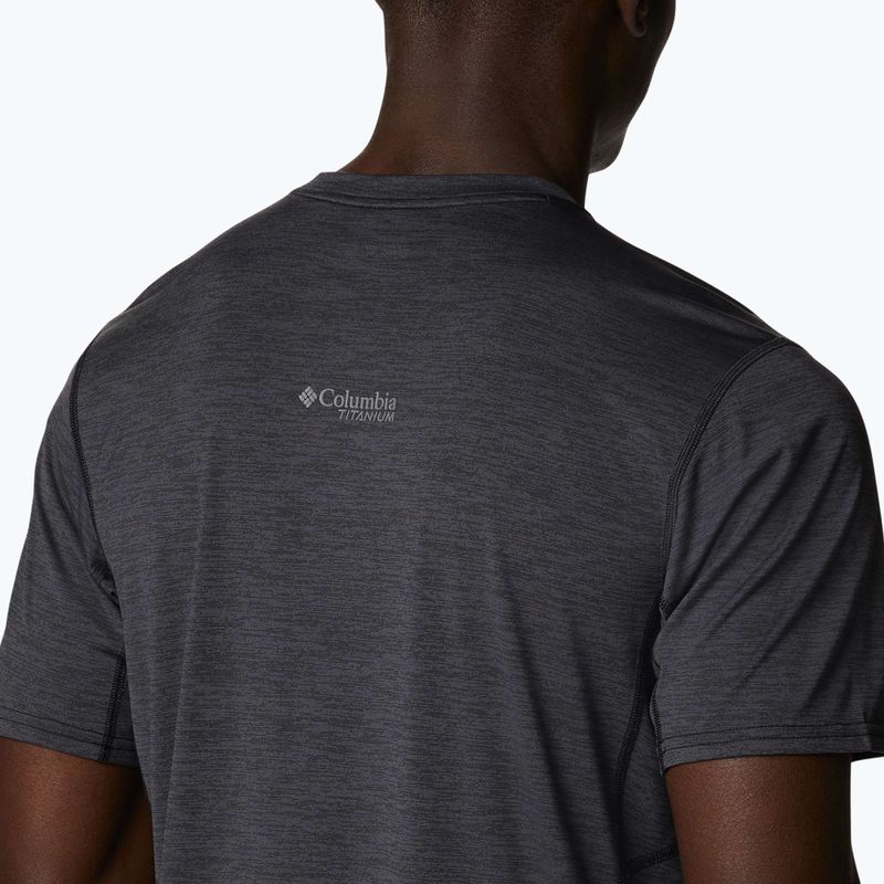 Columbia Titan Pass tricou de trekking pentru bărbați Tricou grafic 010 negru 1991471 5