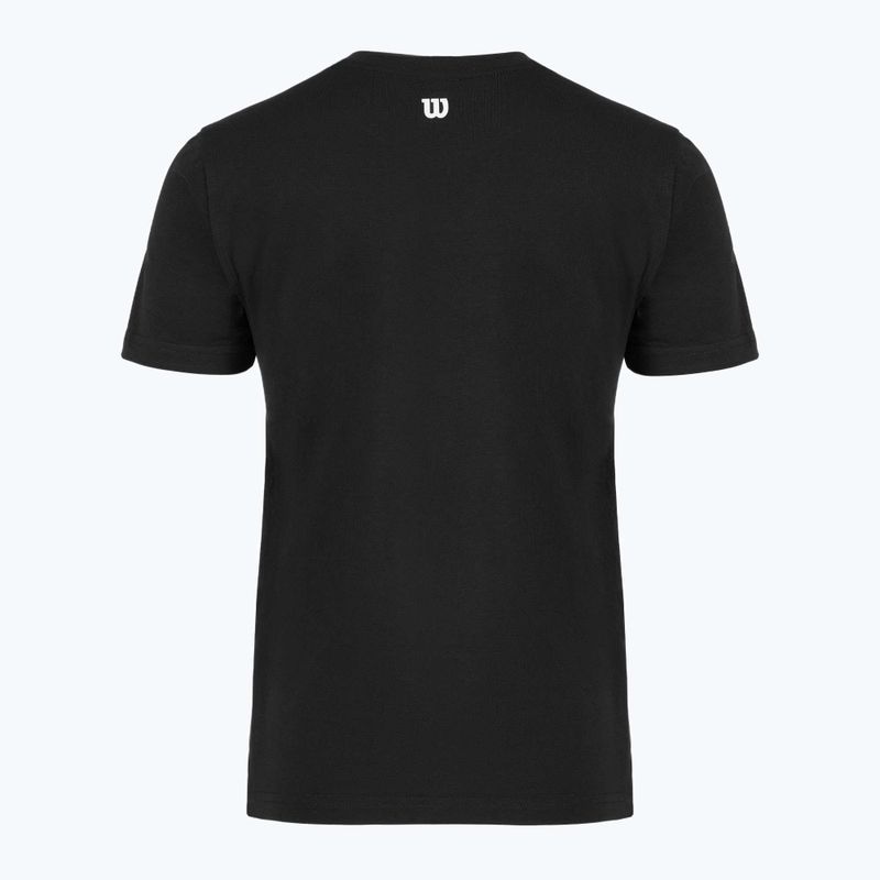 Tricou de tenis pentru femei Wilson Team Graphic Script W black script 2