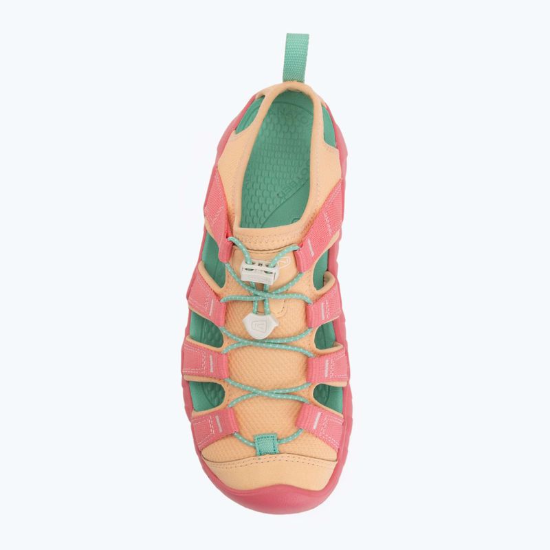 Sandale pentru copii KEEN Hyperport H2 pink lemonade/peach fuzz 5