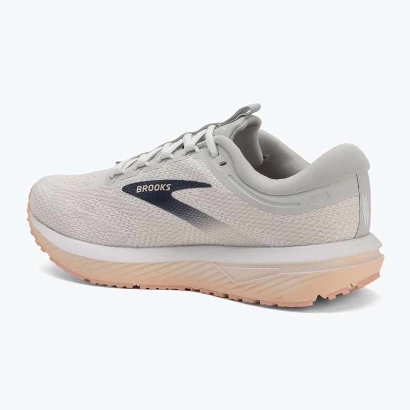 Încălțăminte  de alergare pentru femei Brooks Revel 7 oyster/white/tropical peach 3