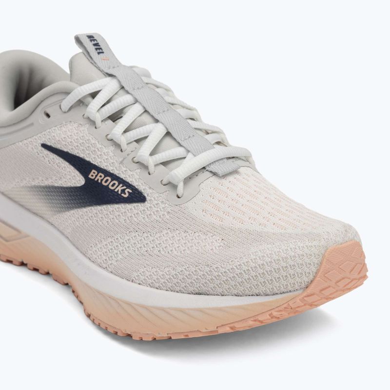 Încălțăminte  de alergare pentru femei Brooks Revel 7 oyster/white/tropical peach 7