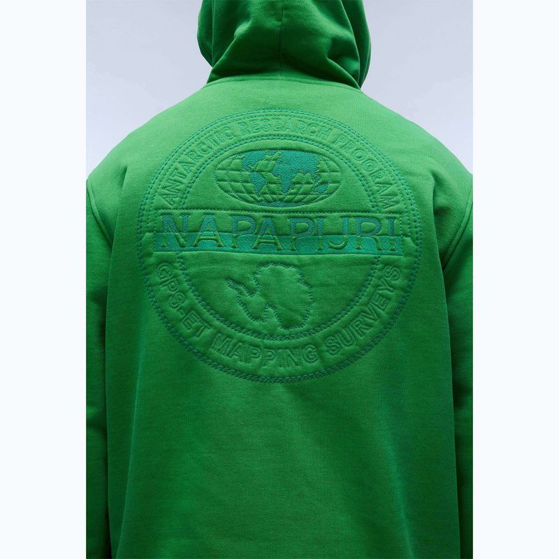 Hanorac pentru bărbați Napapijri B-Kander Hooded green kelly 5