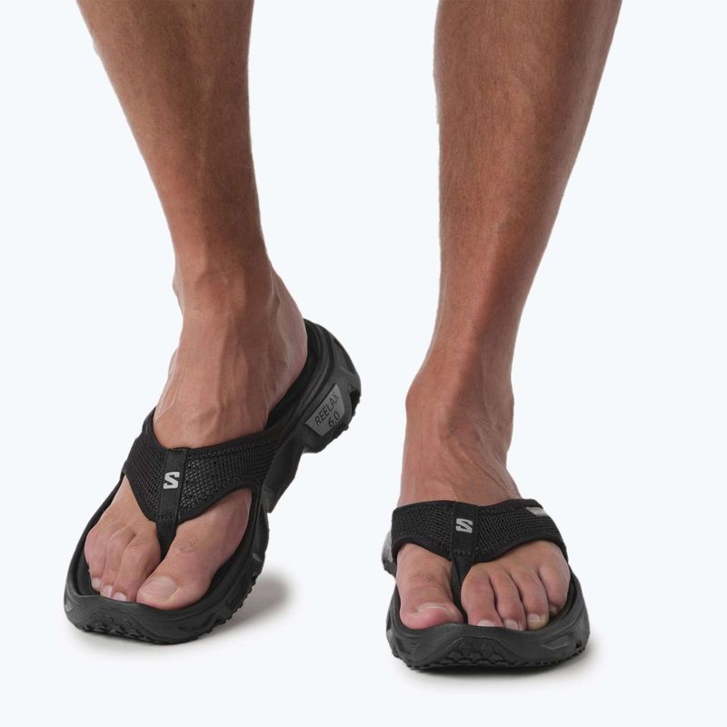 Papuci pentru bărbați Salomon Reelax Break 6.0 black/black/alloy 3