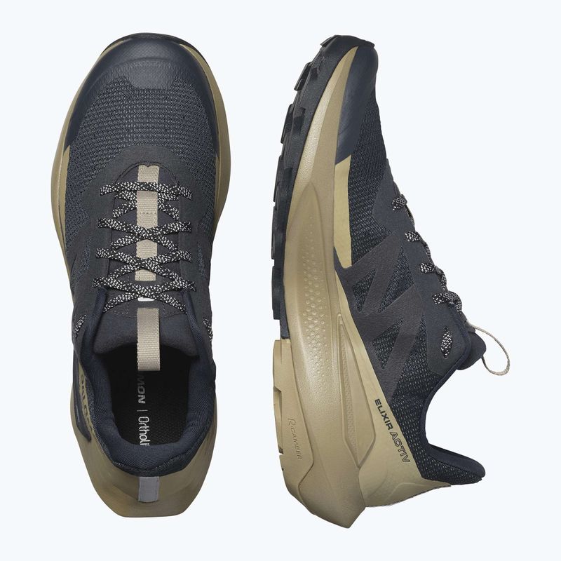 Încălțăminte de drumeție pentru bărbați Salomon Elixir Activ carbon/slate green/glacier 12