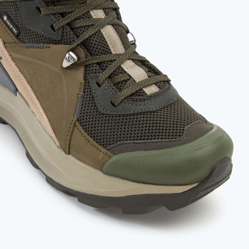Încălțăminte turistică pentru bărbați Salomon Elixir Mid GTX peat/vintage khaki/castlerock 7