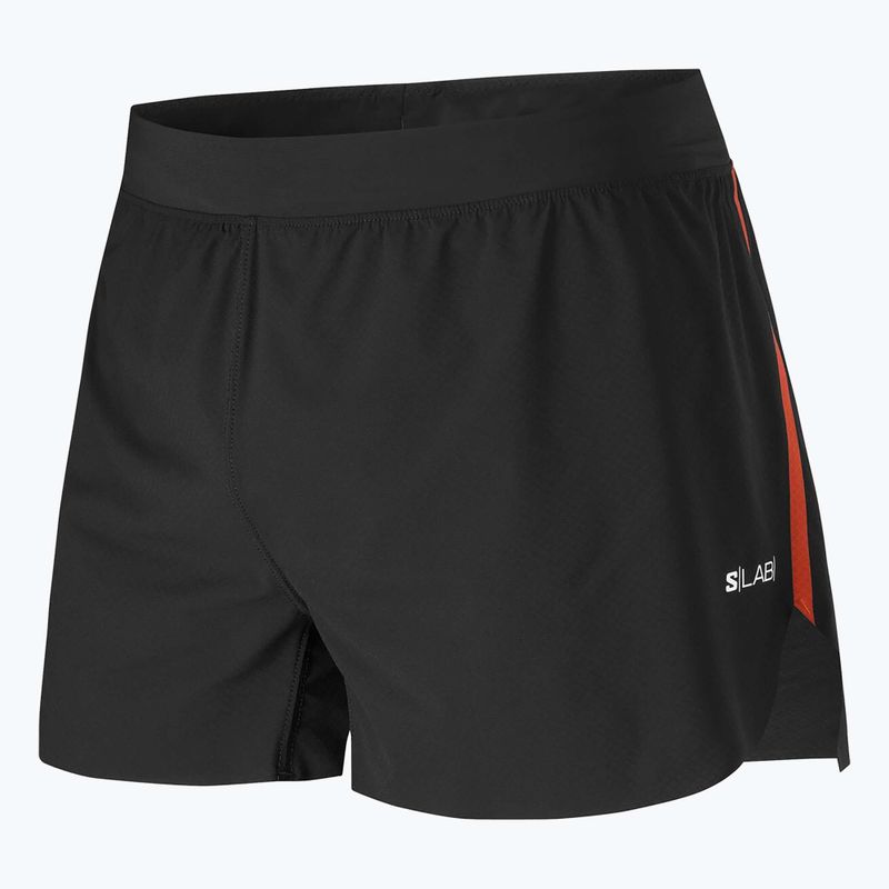 Pantaloni scurți de alergare pentru bărbați Salomon S/Lab Speed Spl 3" deep black / fiery red 6