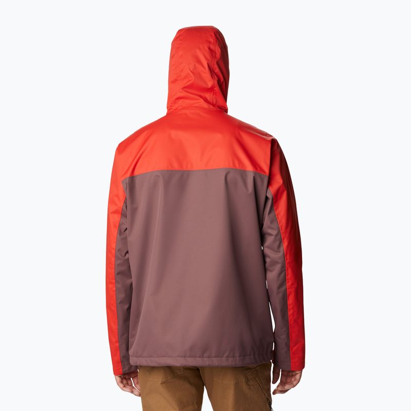 Geacă de ploaie pentru bărbați Columbia Hikebound roșie 1988621839 6