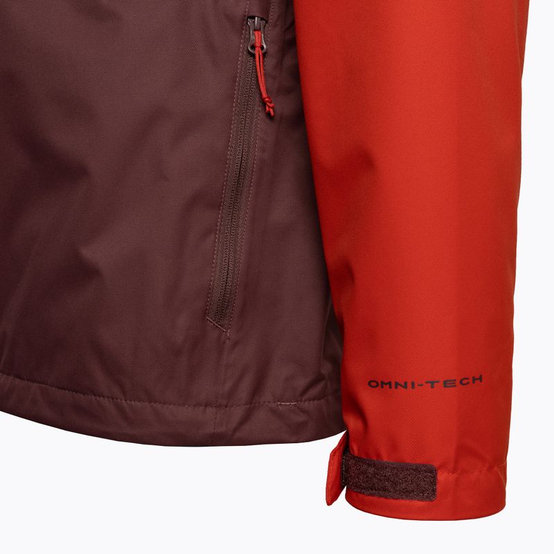 Geacă de ploaie pentru bărbați Columbia Hikebound roșie 1988621839 4