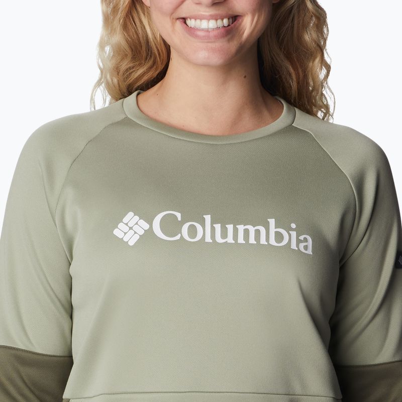 Bluză de trekking pentru femei Columbia Windgates Crew verde 1991793 4