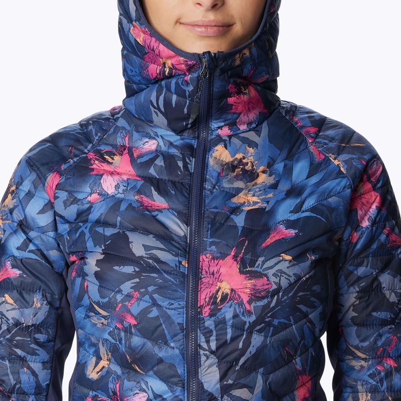 Geacă hibrid pentru femei Columbia Powder Pass Hooded bleumarin 1773211471 6