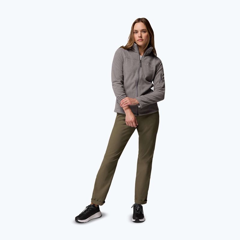 Bluză fleece pentru femei Columbia Fast Trek II city grey heather/city grey 2