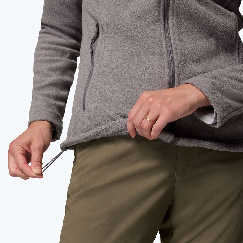 Bluză fleece pentru femei Columbia Fast Trek II city grey heather/city grey 8