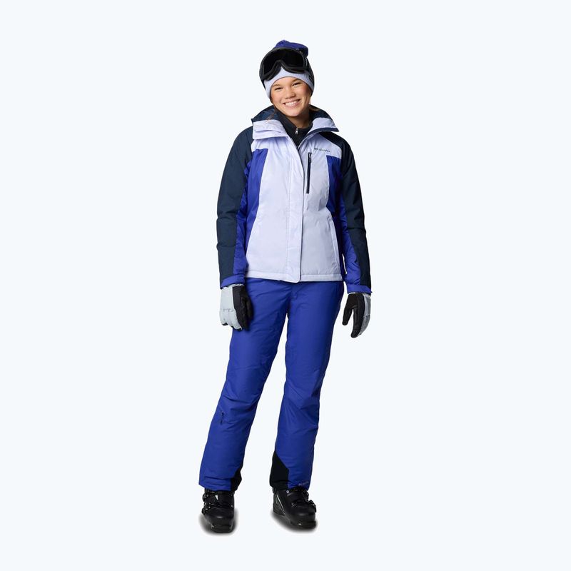 Geacă de schi pentru femei Columbia Snowy Summit Ins snowdrift/clematis blue/coll navy cdye 2