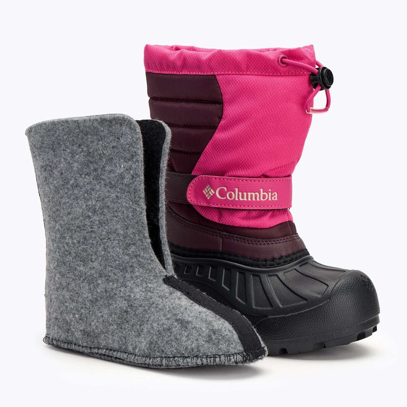 Columbia Powderbug Snowlite pink ice/ moonvista cizme de zăpadă pentru copii 8