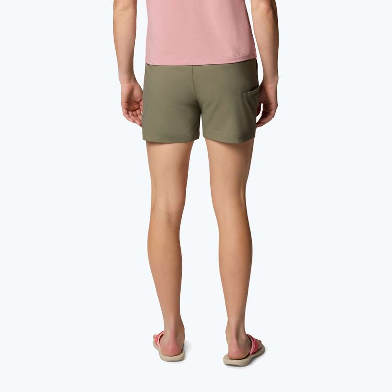 Pantaloni scurți de trekking pentru femei Columbia Leslie Falls Short II stone green 3