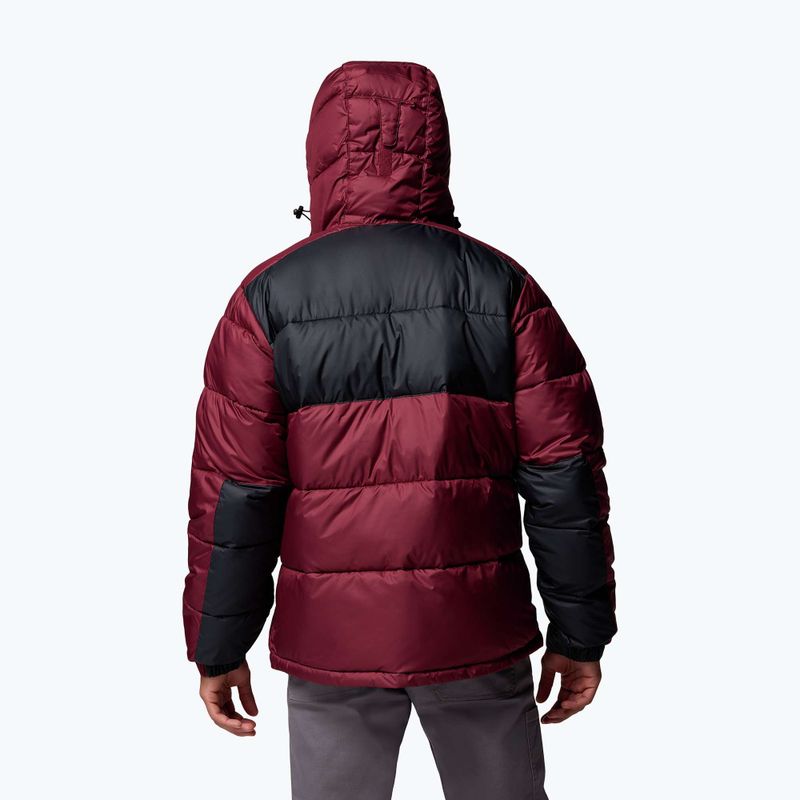Geacă cu izolare pentru bărbați Columbia Pike Lake II Hooded rich wine/black 3