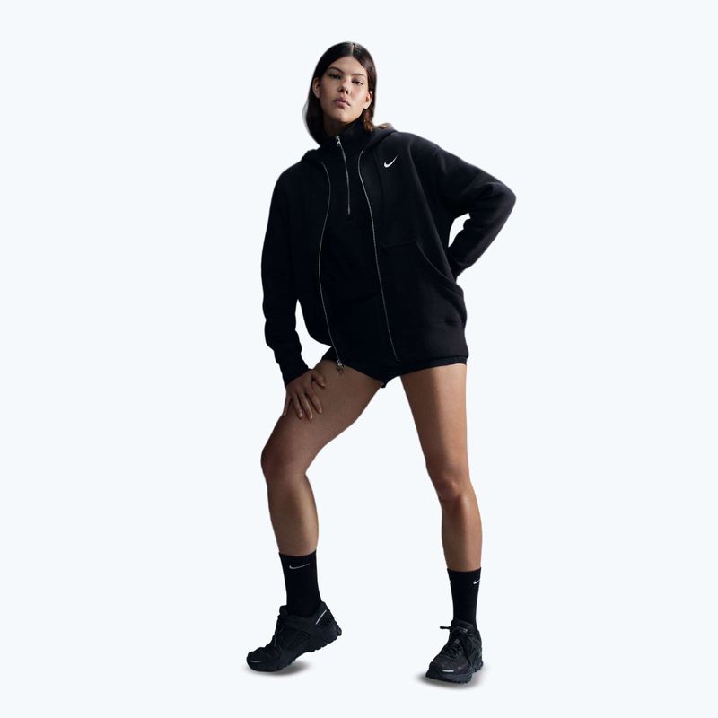 Bluză pentru femei Nike Sportswear Phoenix Fleece black/sail 2