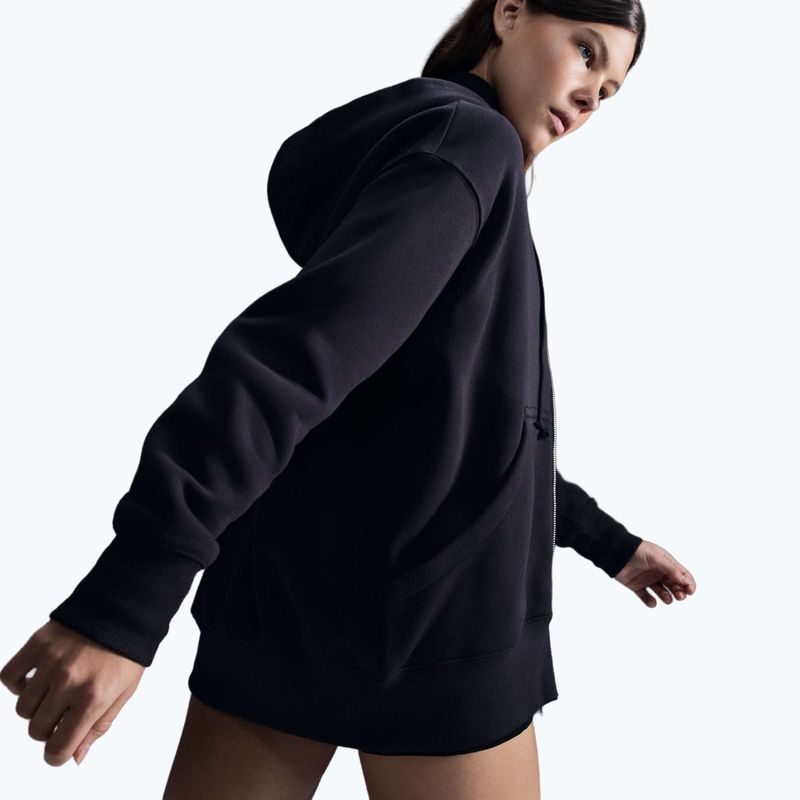 Bluză pentru femei Nike Sportswear Phoenix Fleece black/sail 4