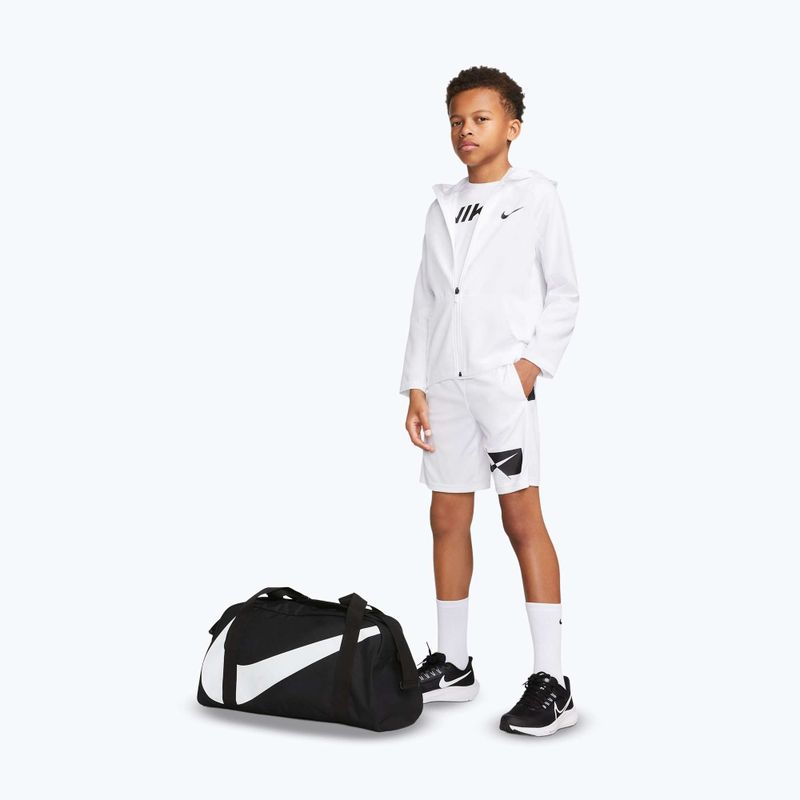 Geantă de antrenament pentru copii Nike Gym Club 25 l black/black/white 11