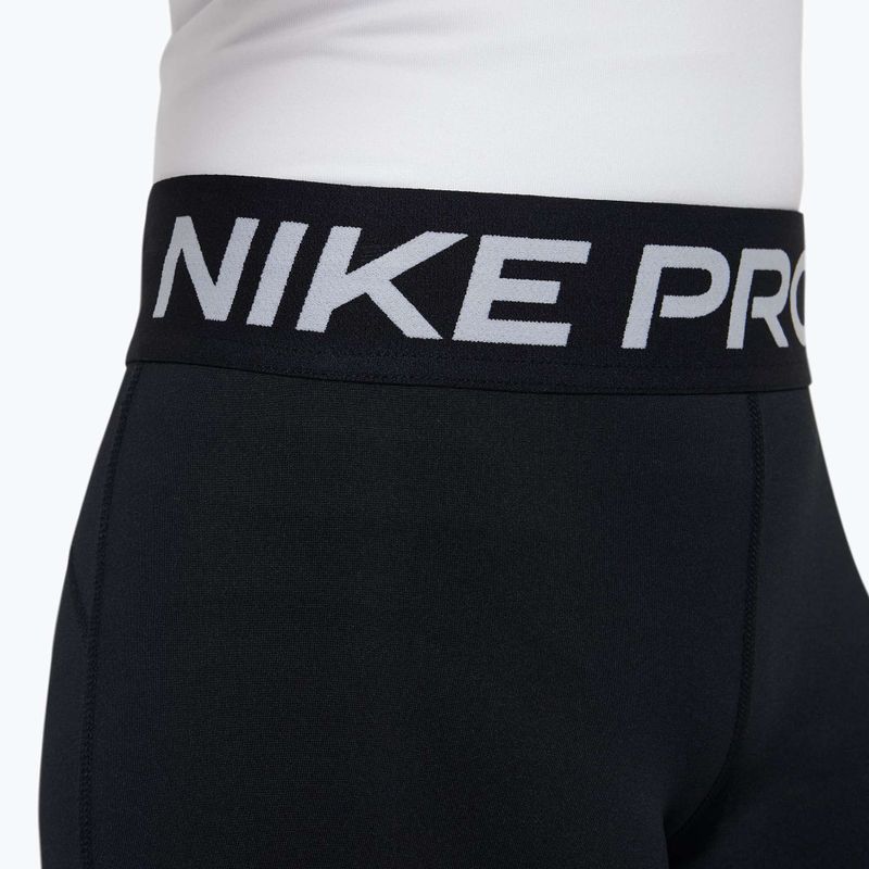 Pantaloni scurți pentru copii Nike Pro Dri-Fit 5" carbon black/white 5