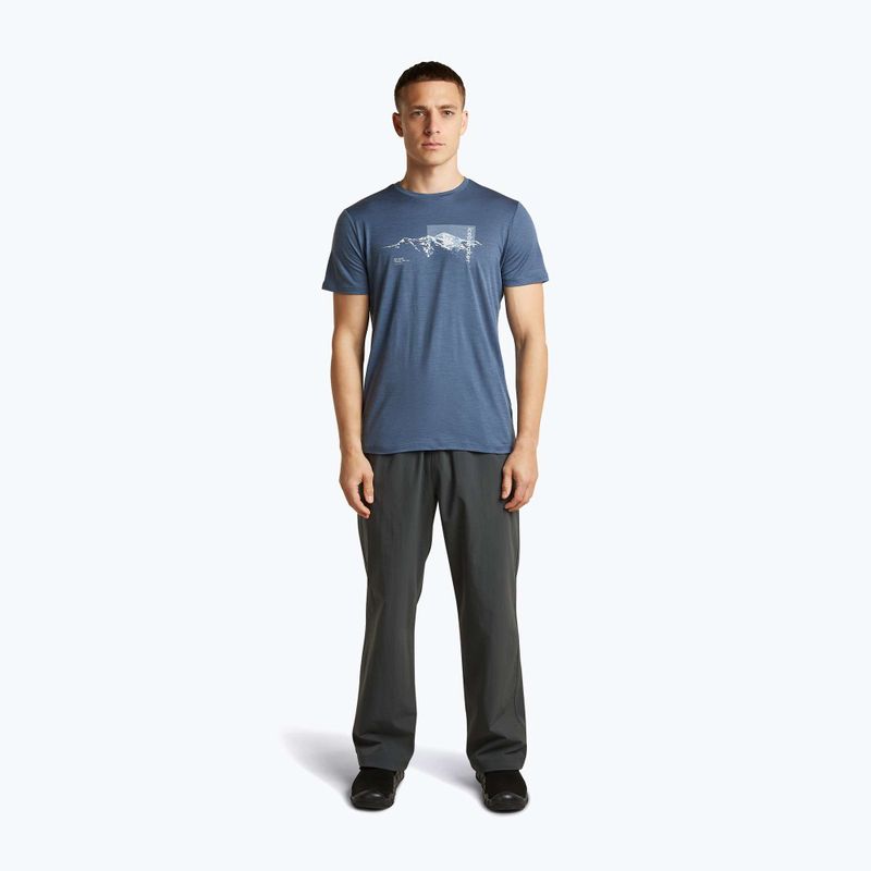 Tricou termoactiv pentru bărbați Icebreaker Merino 150 Tech Lite Pure Altitude Dawn 2