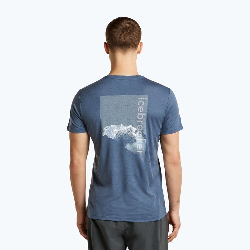 Tricou termoactiv pentru bărbați Icebreaker Merino 150 Tech Lite Pure Altitude Dawn 3