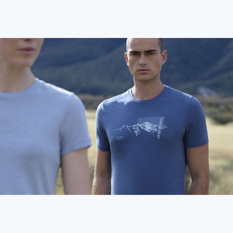 Tricou termoactiv pentru bărbați Icebreaker Merino 150 Tech Lite Pure Altitude Dawn 9
