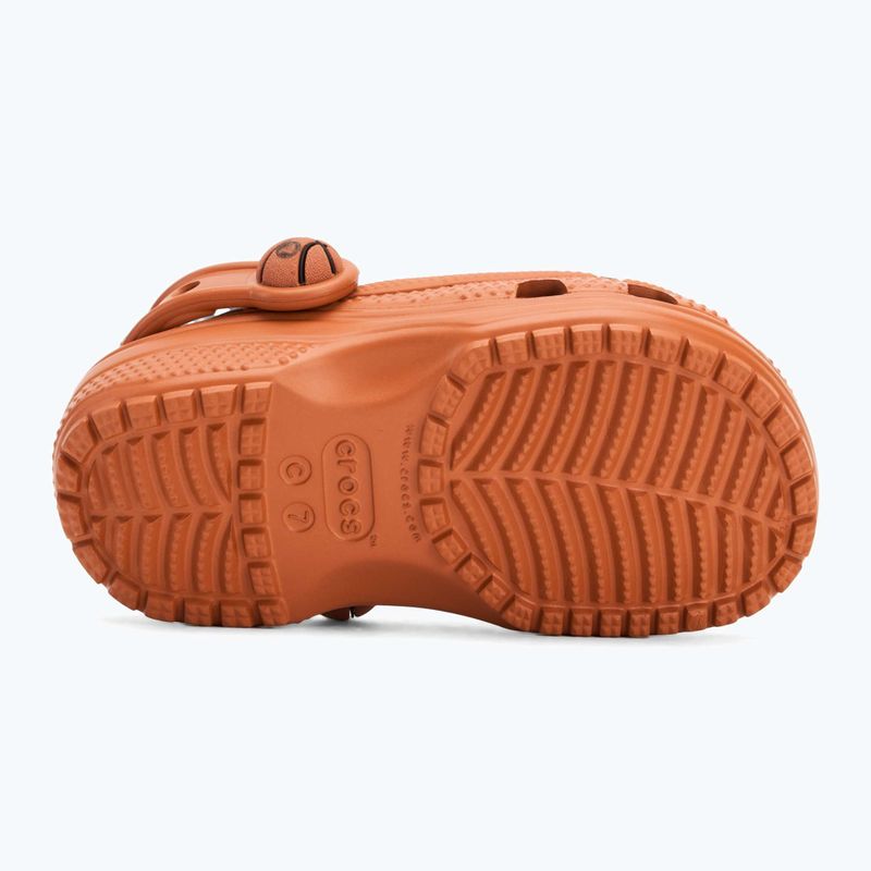 Papuci pentru copii  Crocs Classic Basketball Clog Toddler sienna 5