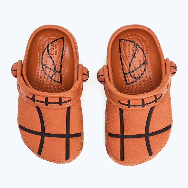 Papuci pentru copii  Crocs Classic Basketball Clog Toddler sienna 9