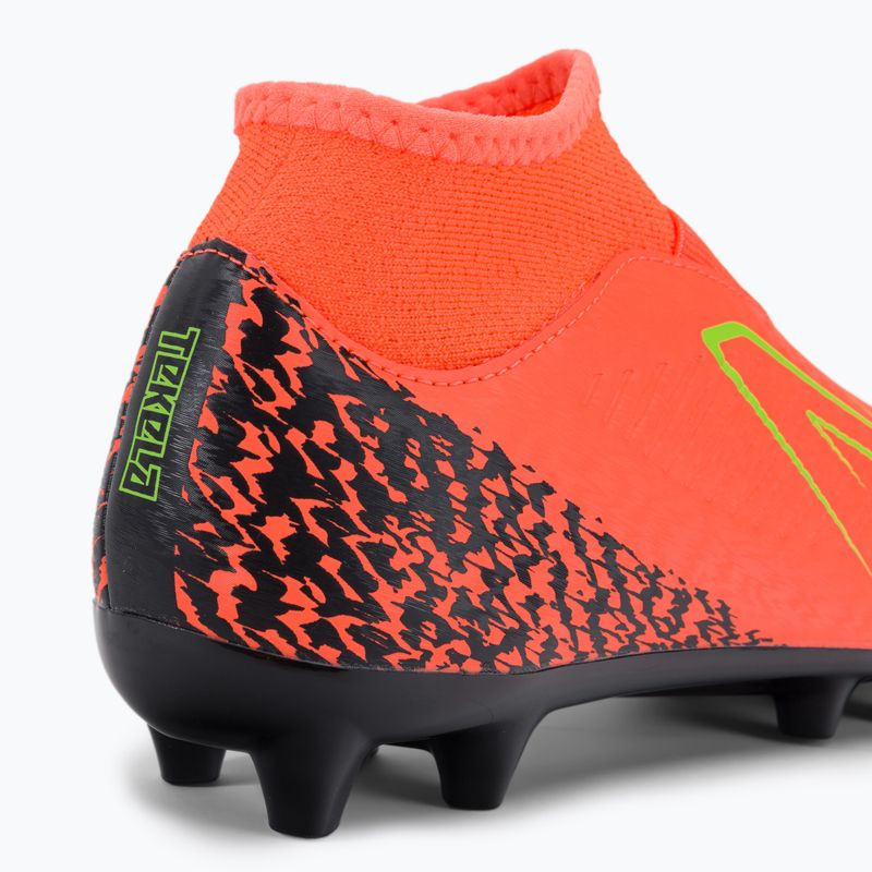 Ghete de fotbal pentru copii New Balance Tekela V4 Magique FG JR neon dragonfly 9