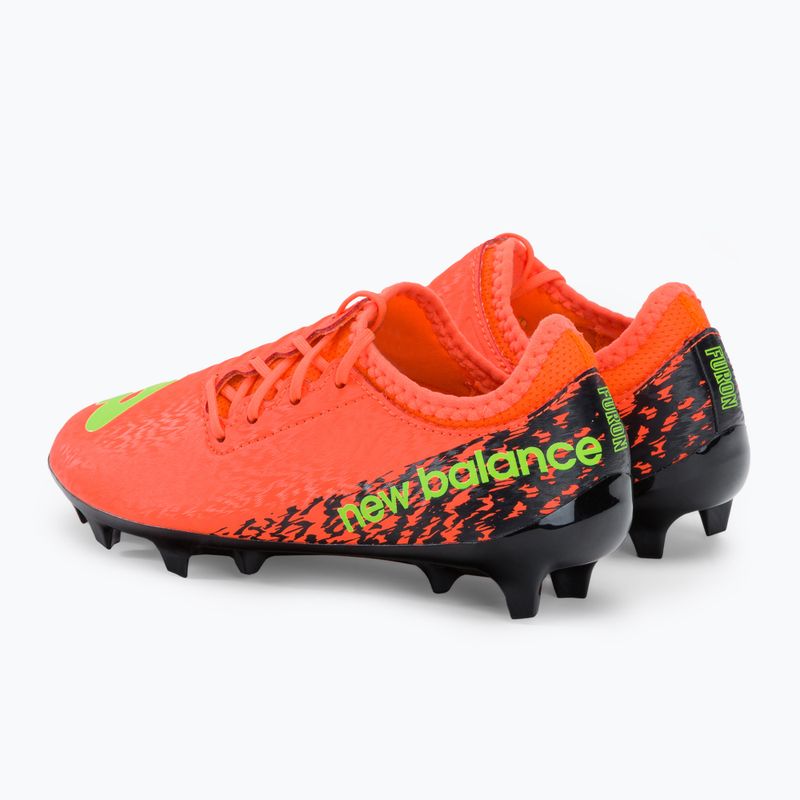 Ghete de fotbal pentru copii New Balance Furon V7 Dispatch FG Jr portocaliu SJF3FDF7.M.035 3