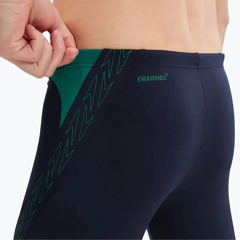 Pantaloni de baie Speedo Hyper Boom Splice pentru bărbați, bleumarin/verde 5