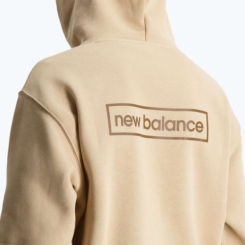 Bluză pentru bărbați New Balance Essentials Winter Hoodie incense 5