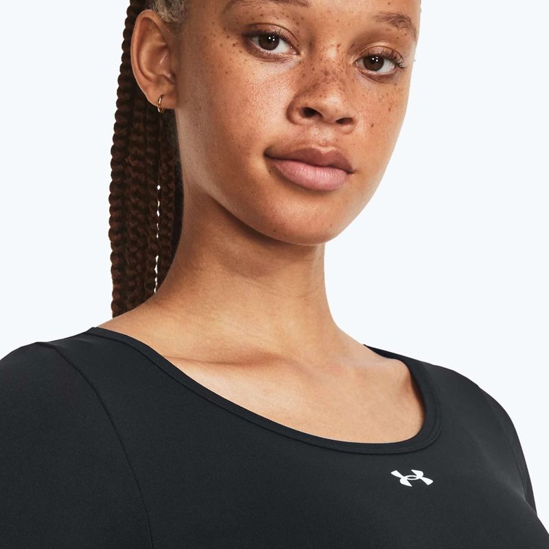 Under Armour Train Seamless negru/alb pentru femei cu mânecă lungă pentru antrenament 3