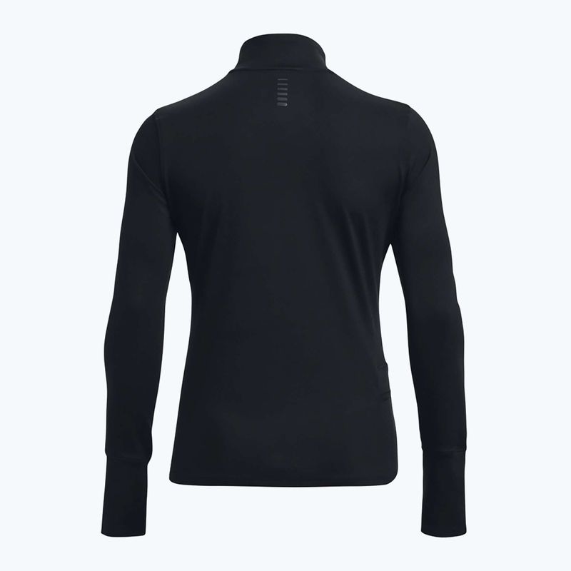 Under Armour Launch Pro Half Zip negru/reflectorizant femei alergare longleeve 9