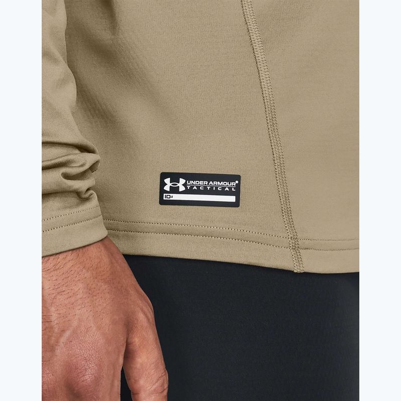 Longsleeve pentru bărbați  Under Armour Tactical Mock CGI Base federal tan/black 4
