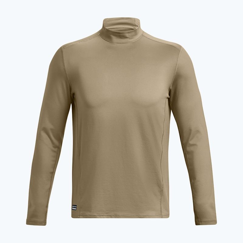 Longsleeve pentru bărbați  Under Armour Tactical Mock CGI Base federal tan/black 5