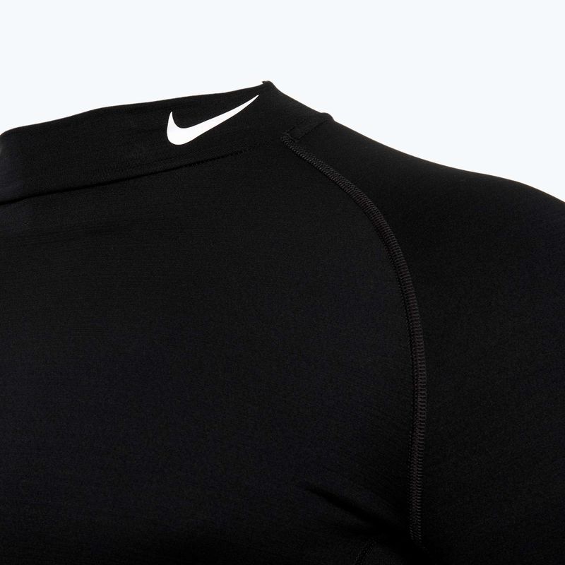 Longsleeve de antrenament pentru bărbați Nike Pro Dri-Fit Warm black/white 3