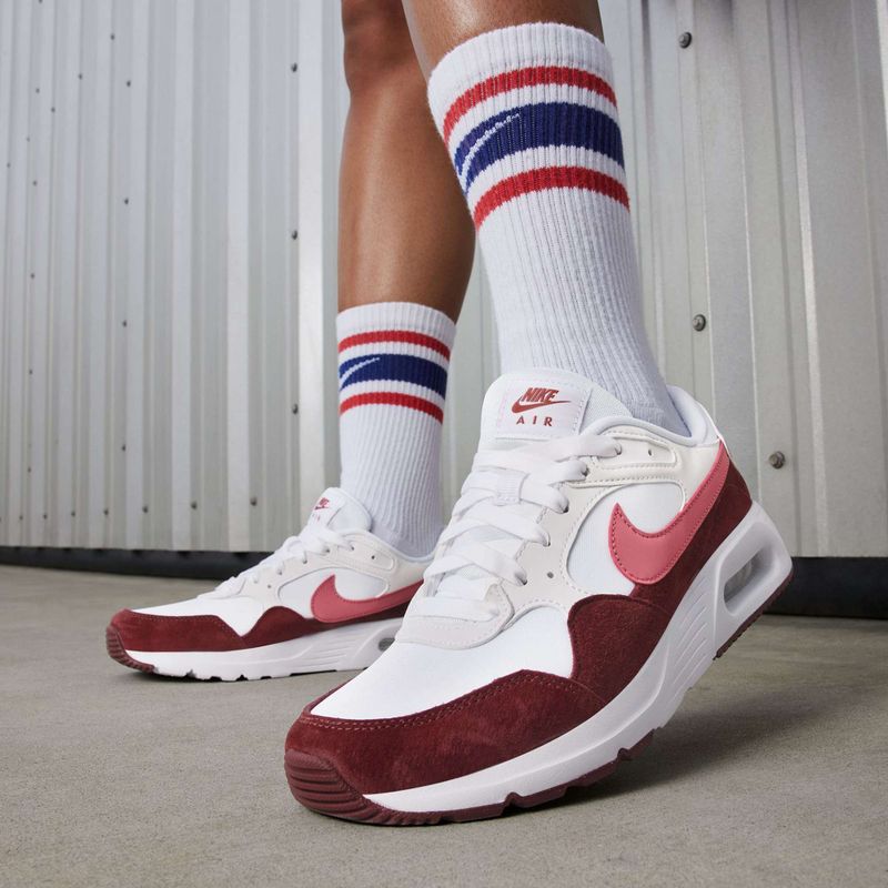Încălțăminte pentru femei Nike Air Max SC white/team red/adobe 10