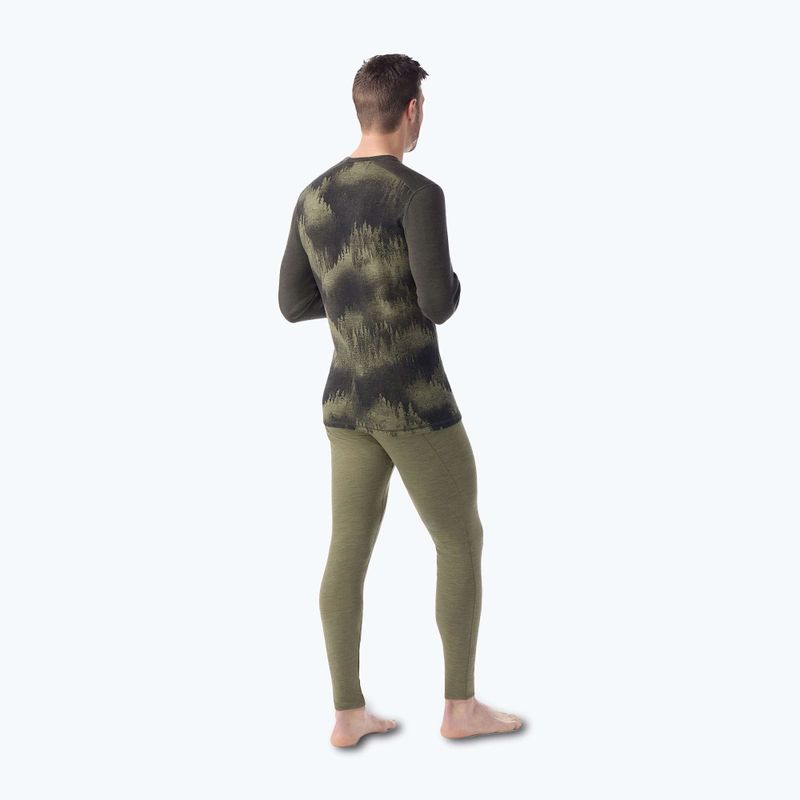 Bluză termică pentru bărbați Smartwool Merino 250 Baselayer Crew Boxed north woods foggy pines 2