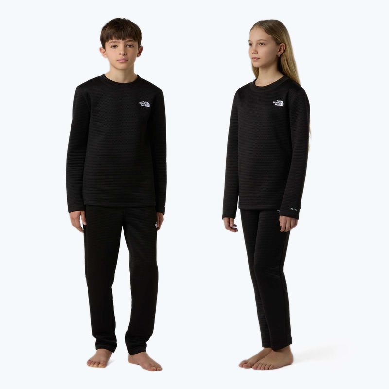 Set de lenjerie termoactivă pentru copii The North Face Dotknit Thermal black 6