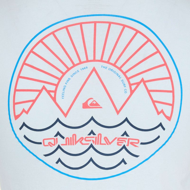 Tricou pentru bărbați Quiksilver Summit Sunset blue/red combo 3